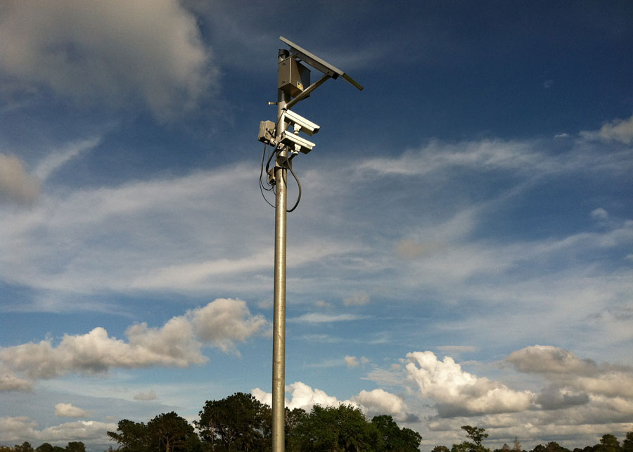 Stand alone security cheap camera system